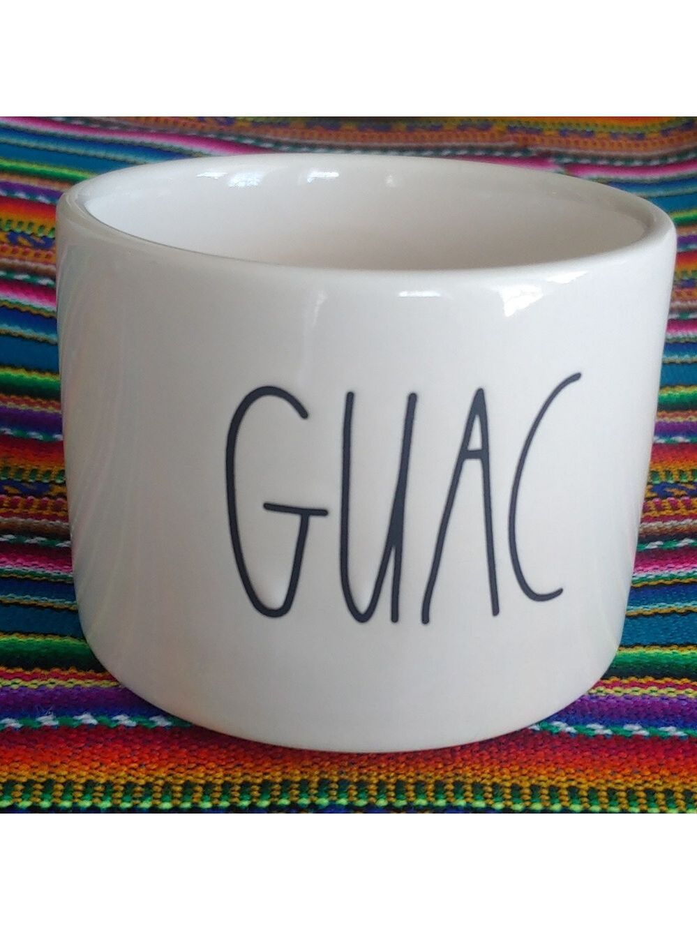 Rae Dunn Guacamole Ceramic Dipping Bowl - Picture 1 of 8